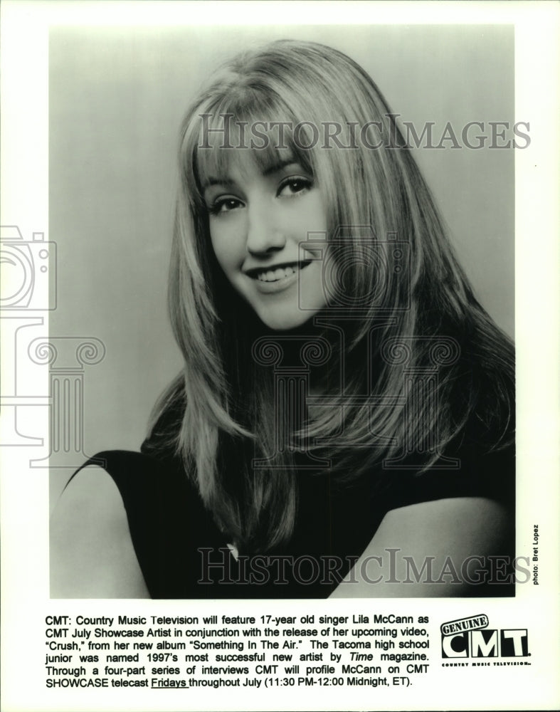 Press Photo Country music performer Lila McCann - tup01297 - Historic Images