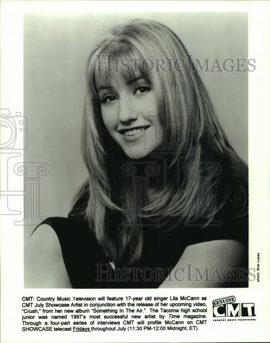 Press Photo Country music performer Lila McCann - tup01297 - Historic Images