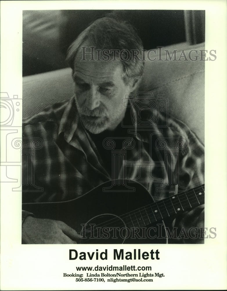 2005 Press Photo Guitarist David Mallett - tup01407 - Historic Images