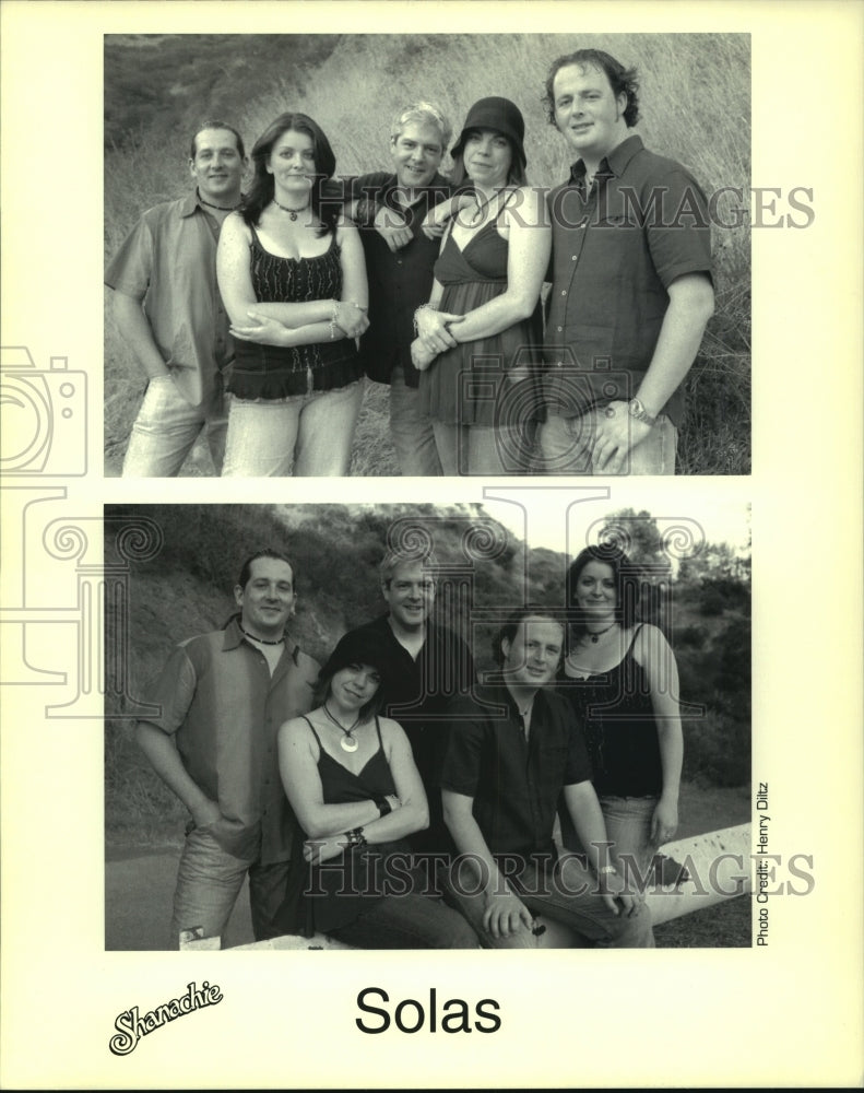 Press Photo Musical group Solas - tup01410 - Historic Images