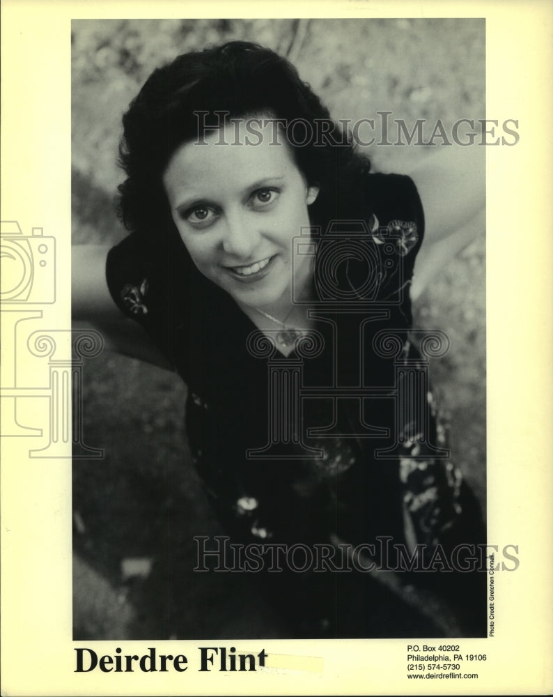 Press Photo Musical performer Deidre Flint - tup01417 - Historic Images