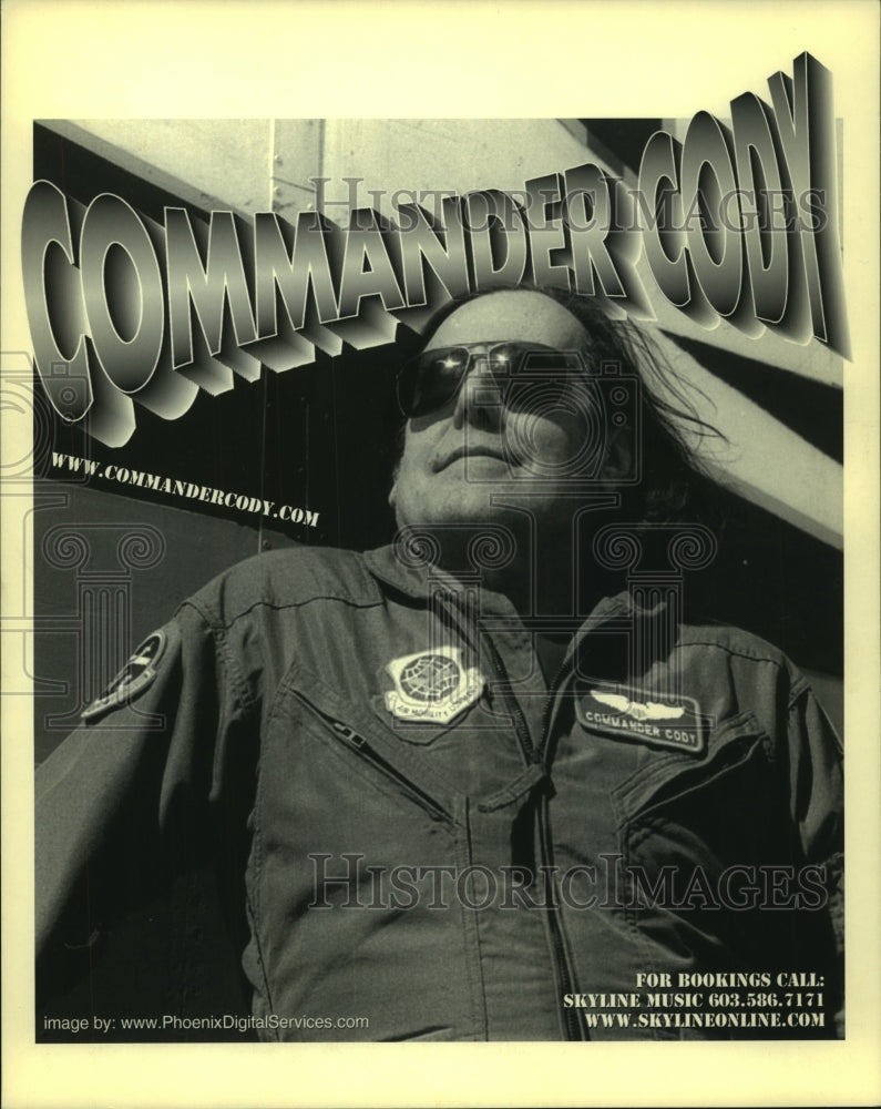 2003 Press Photo Musical performer Commander Cody - tup01436 - Historic Images