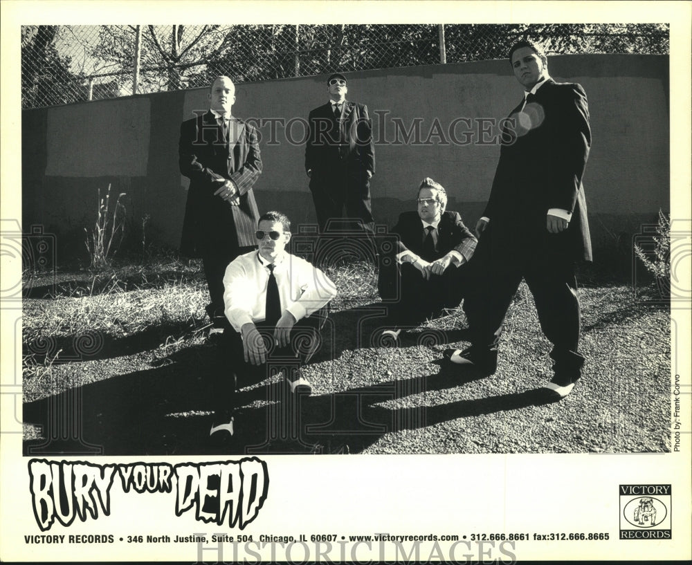 2005 Press Photo Musical group Bury Your Dead - tup01447 - Historic Images