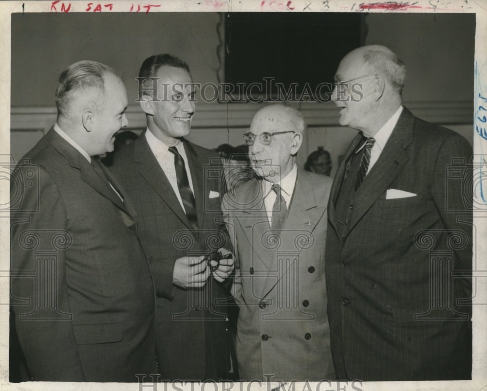 Press Photo Education officials confer in Albany, New York - tup01499 - Historic Images
