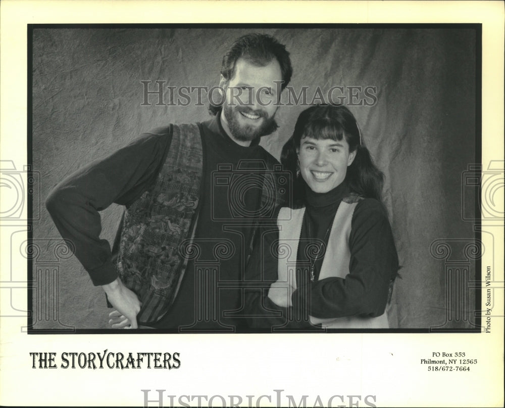 Press Photo New York performing duo The Storycrafters - tup01515 - Historic Images