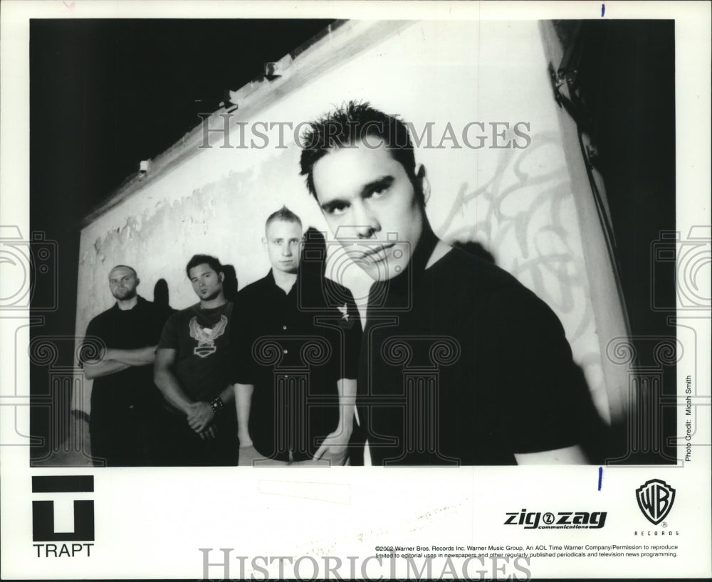 2002 Press Photo Warner Brothers recording artists Trapt - tup01516 - Historic Images