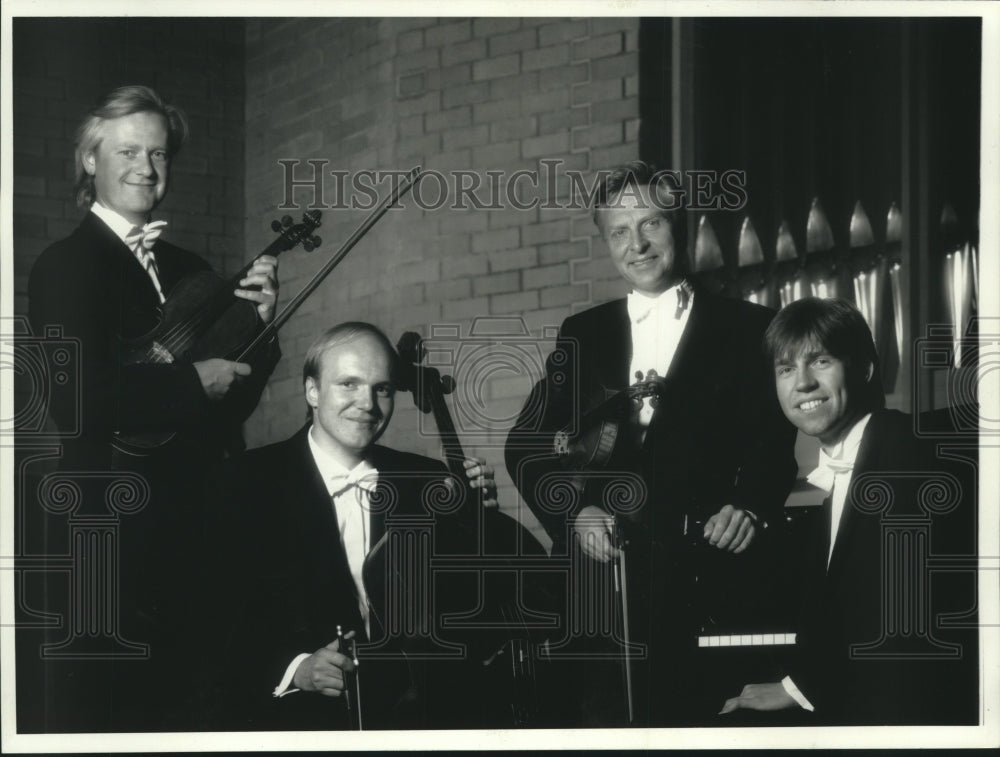 1993 Press Photo Members of the Grieg Festival Quartet - tup01590 - Historic Images