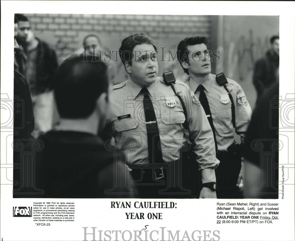 1999 Press Photo Scene from Fox television series Ryan Caulfield: Year One - Historic Images