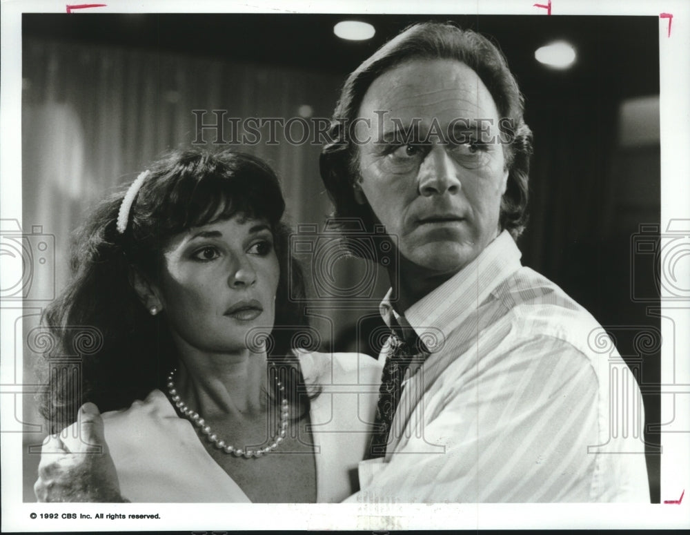 1992 Press Photo Scene from the CBS mini-series &quot;To Be The Best&quot; - tup01643 - Historic Images