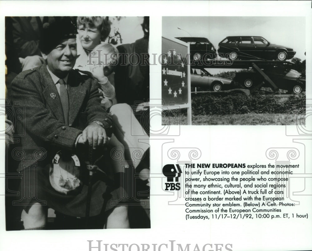 1992 Press Photo Scenes from the PBS documentary The New Europeans - tup01668- Historic Images