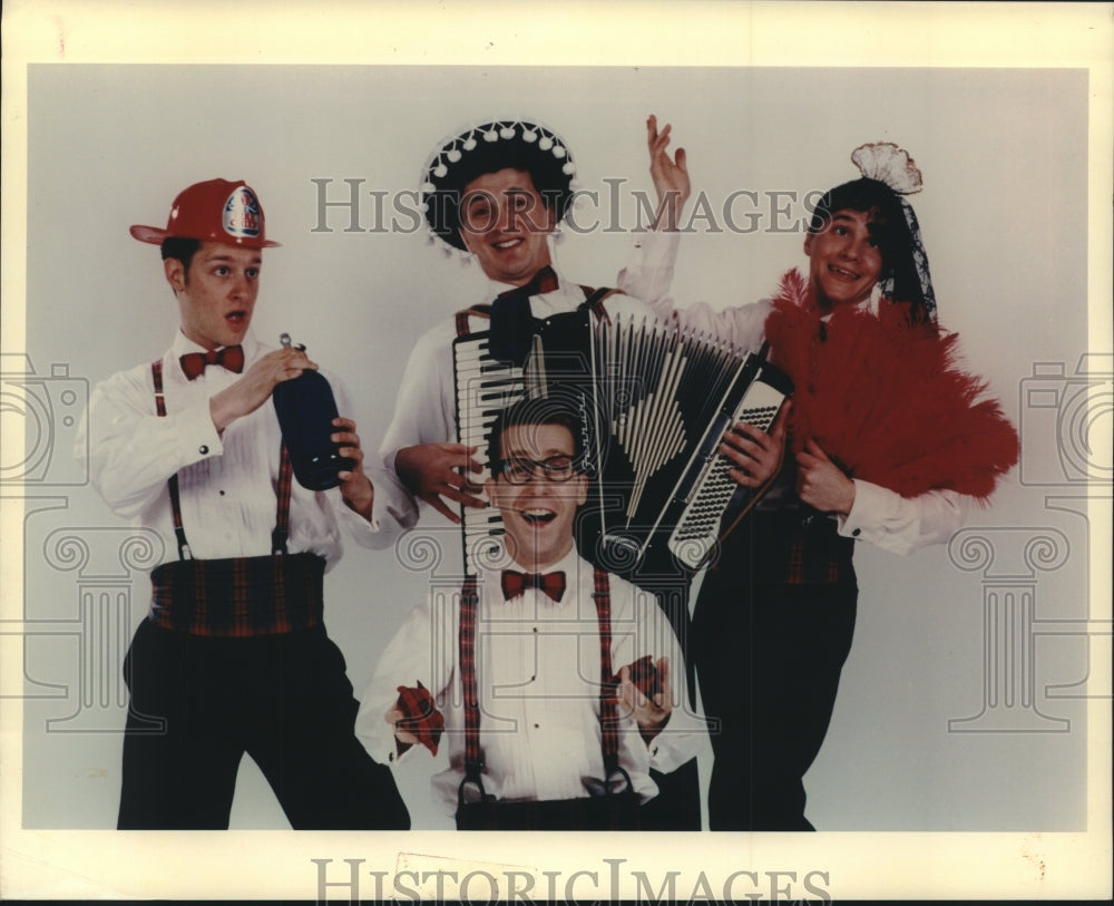 Press Photo Members of the performing group Forever Plaid - tup01695 - Historic Images