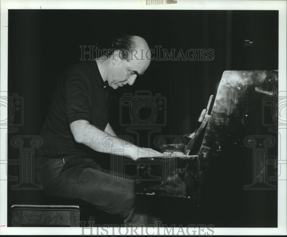 1991 Press Photo Pianist George Fischoff - tup01707 - Historic Images