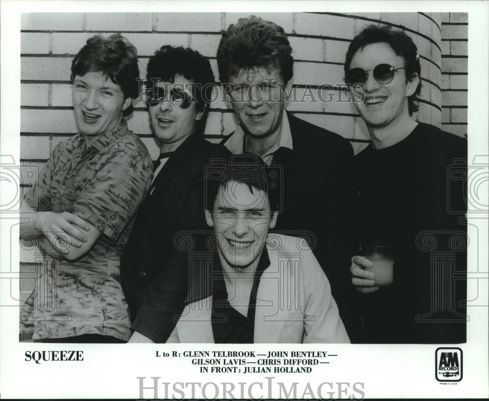 Press Photo Musical group Squeeze - tup01769 - Historic Images