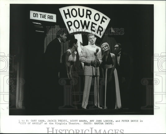 Press Photo Scene from the stage play "City of Angels" at the Virginia Theatre - Historic Images