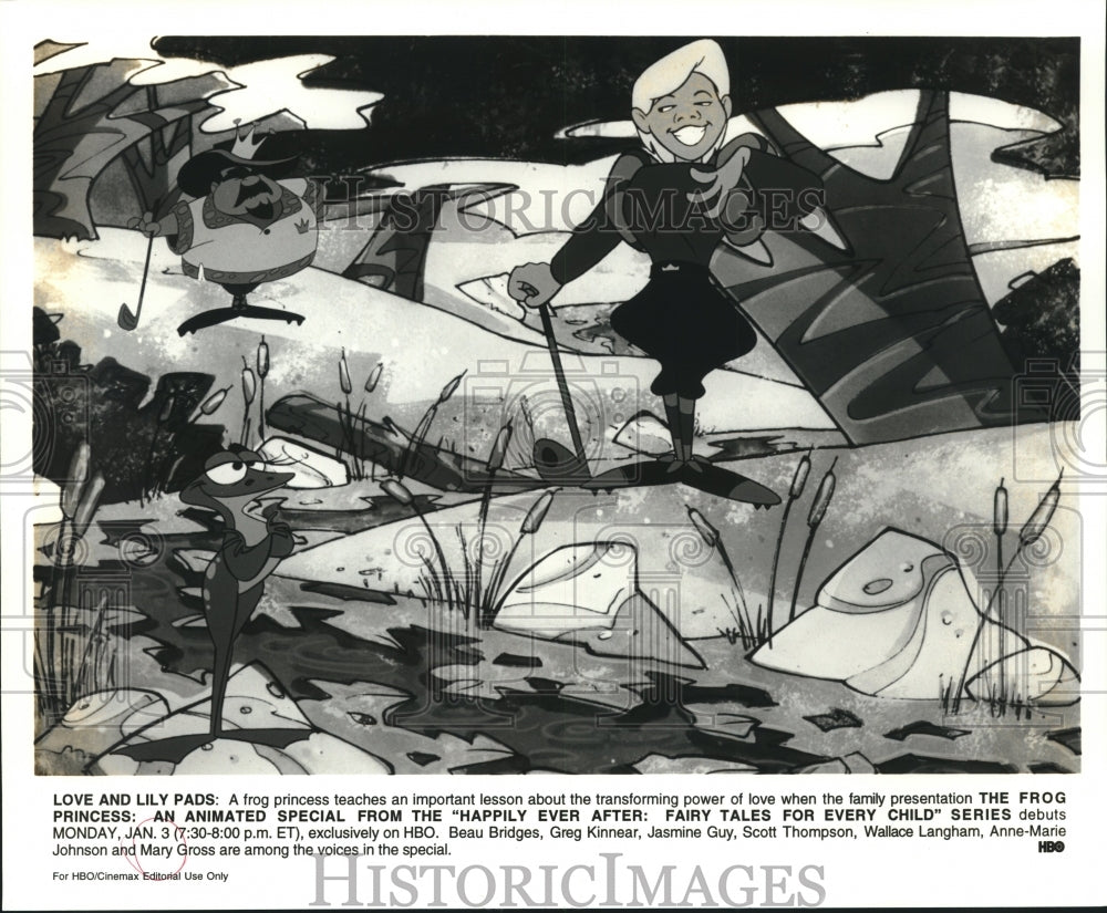 Press Photo Scene from the HBO animated special "The Frog Princess" - tup01856 - Historic Images