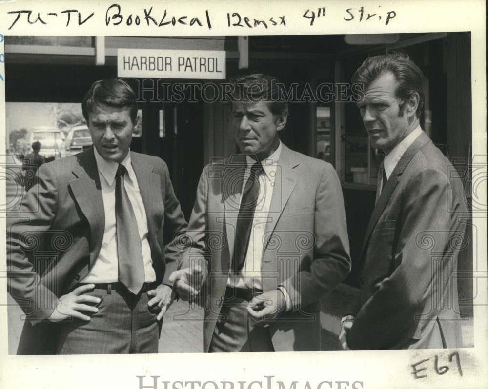 1972 Press Photo Actors William Reynolds, Efrem Zimbalist, Jr. * Hank Brandt-Historic Images