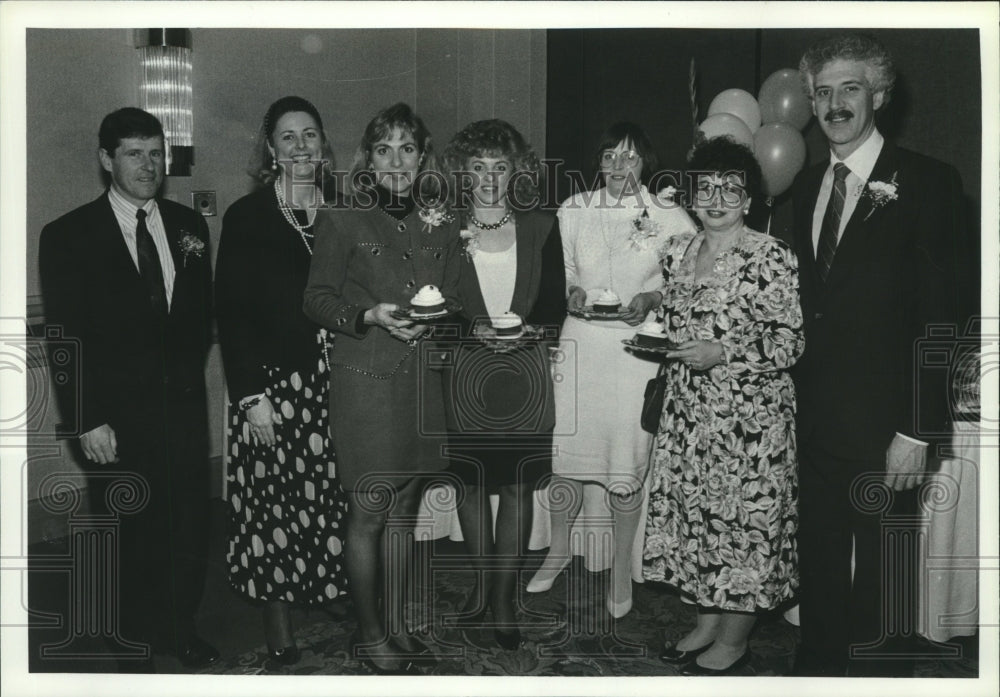 1992 Attendees at Epilepsy Gala at Marriott Hotel, Colonie, New York - Historic Images