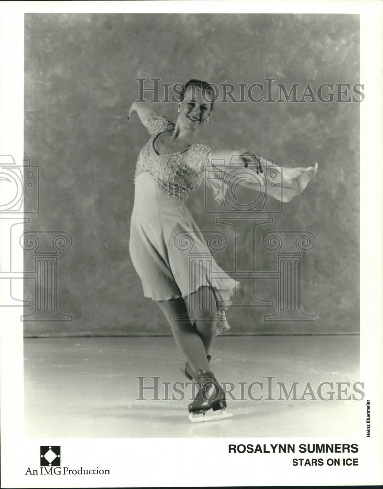 Press Photo Ice skater Rosalynn Sumners, Stars on Ice - tup01982 - Historic Images