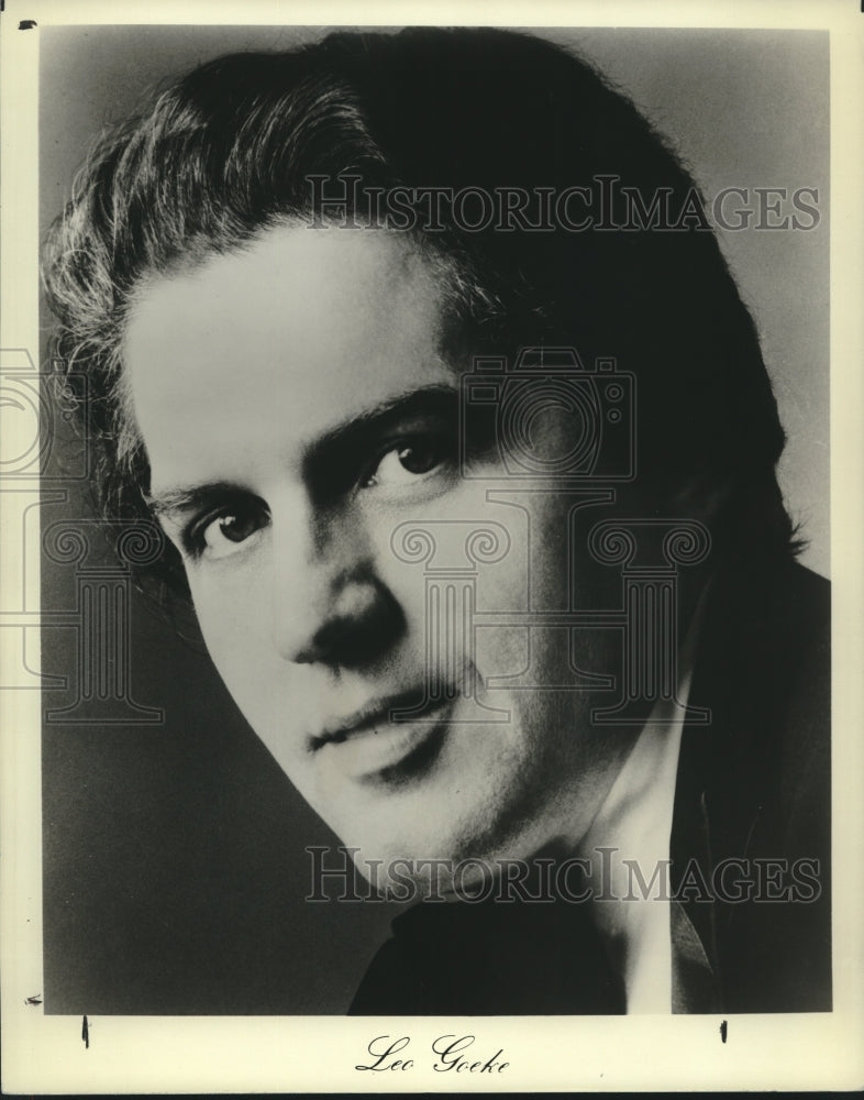 1992 Press Photo Tenor singer Leo Goeke - tup02060 - Historic Images