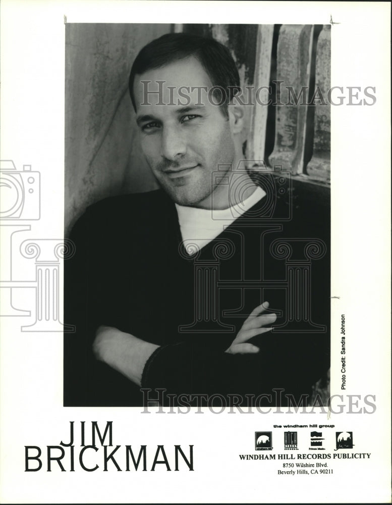 1998 Press Photo Musical artist Jim Brickman - tup02120 - Historic Images