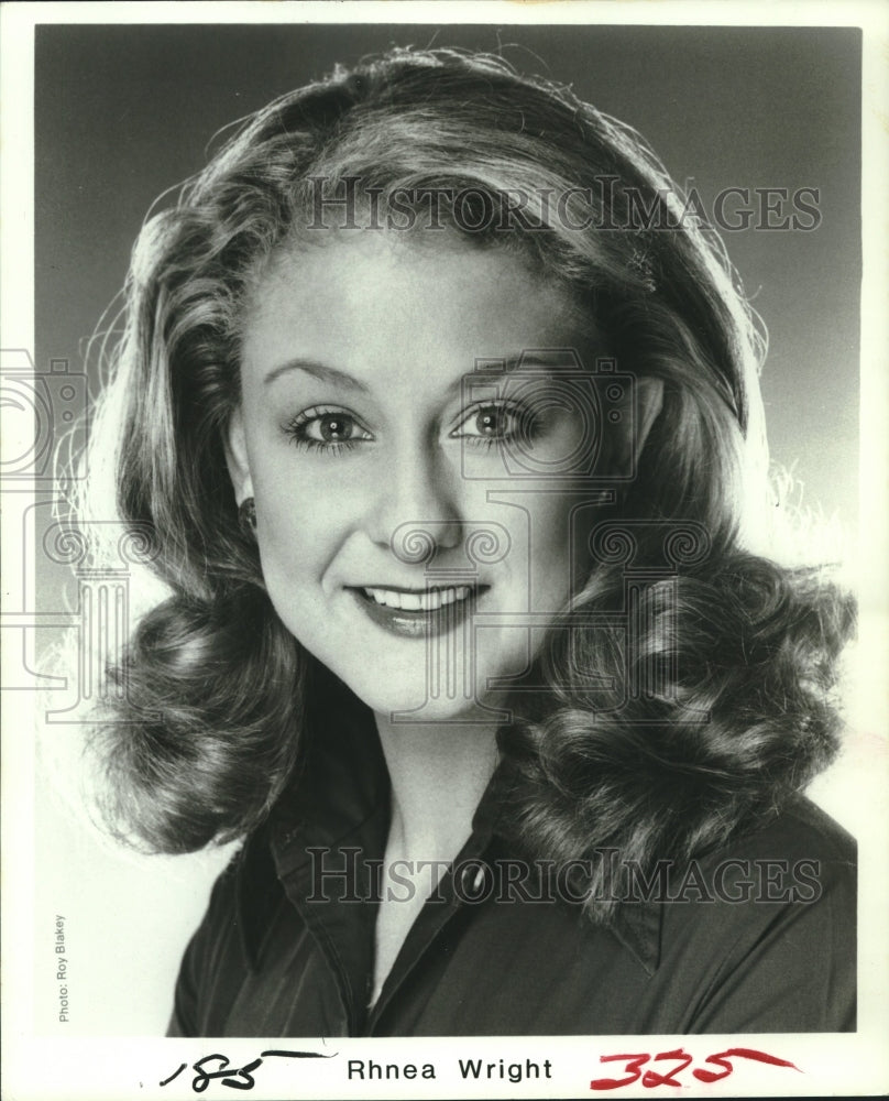 Press Photo Stage actress Rhnea Wright - tup02231 - Historic Images