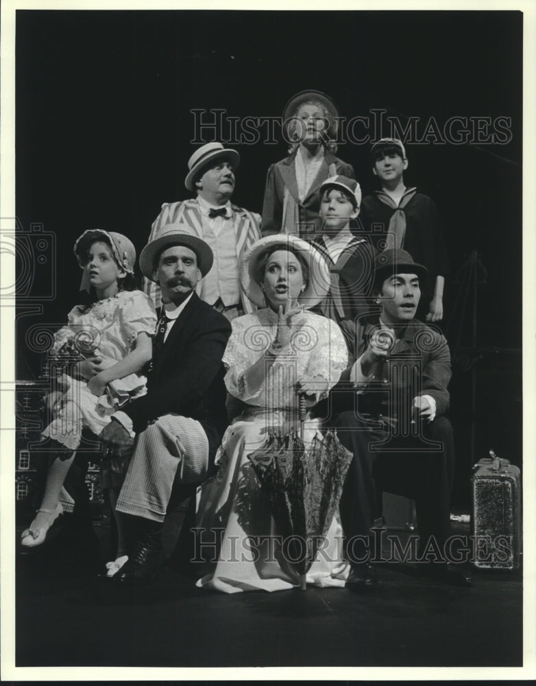 1996 Press Photo Cast of The Canterville Ghost at the NYS Theatre Institute - Historic Images
