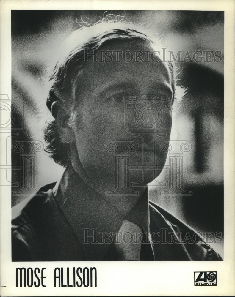 Press Photo Jazz Pianist Mose Allison - tup02289 - Historic Images