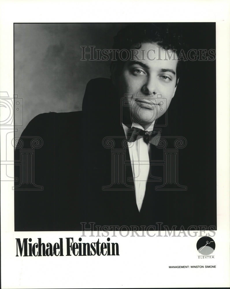 Press Photo Singer Michael Feinstein - Historic Images