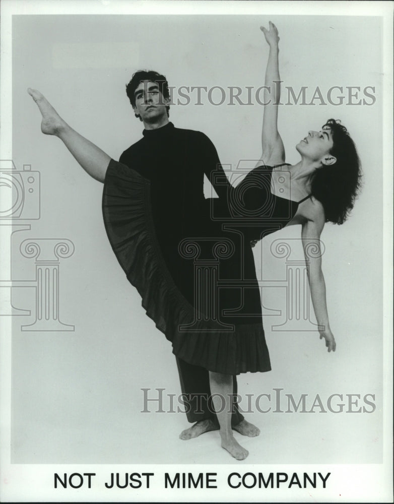 Press Photo Stage performance group Not Just Mime Company - tup02352 - Historic Images