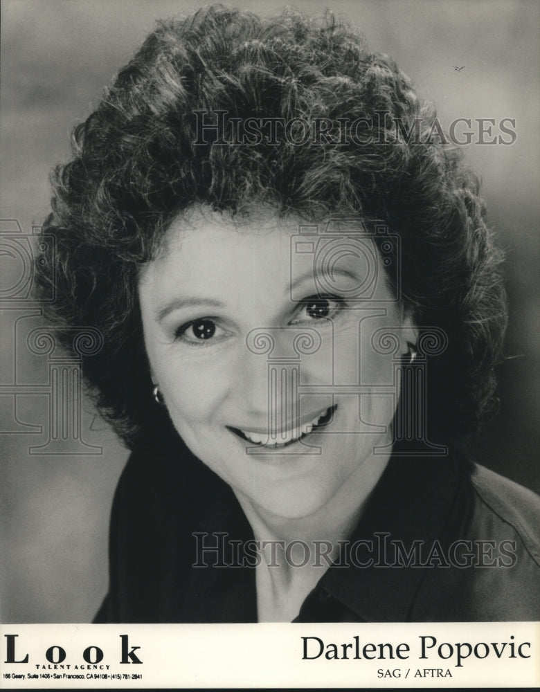 Press Photo Actress Darlene Popovic - Historic Images