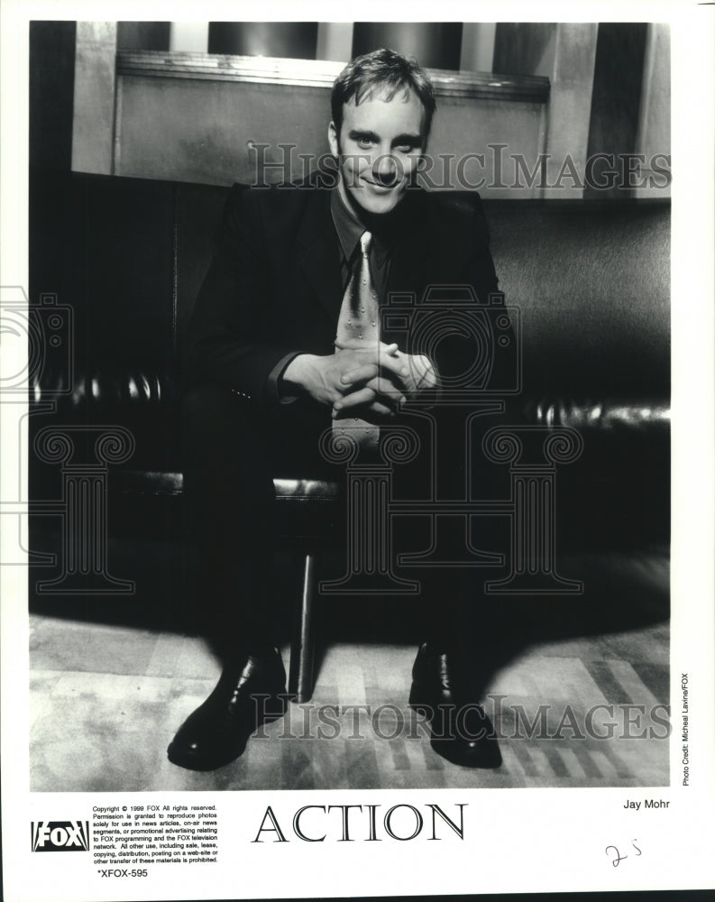 1999 Press Photo Jay Mohr stars in the Fox television series Action - tup02443 - Historic Images