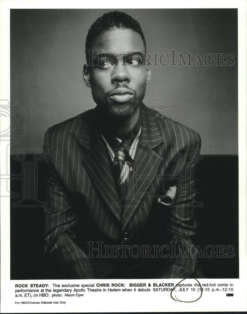 Press Photo Comedian Chris Rock stars in HBO comedy special - tup02457 - Historic Images