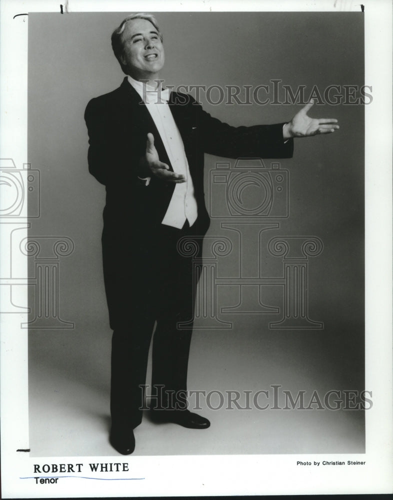 Press Photo Tenor Robert White - tup02470 - Historic Images