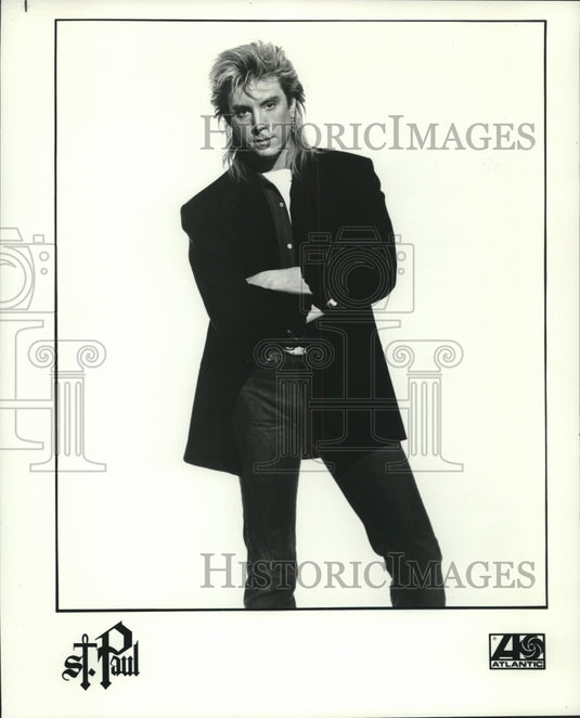 Press Photo Recording artist St. Paul - tup02535 - Historic Images