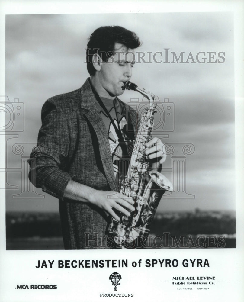 Press Photo Jay Beckenstein, of Spyro Gyra - tup02540 - Historic Images