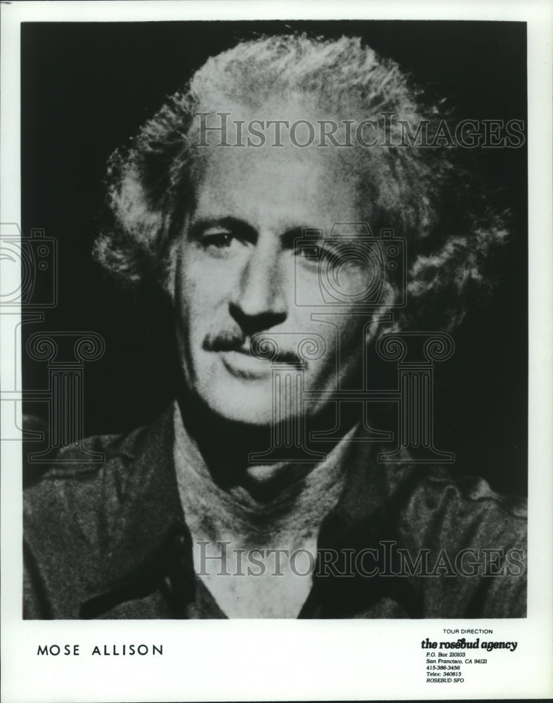 Press Photo Jazz pianist Mose Allison - tup02580 - Historic Images