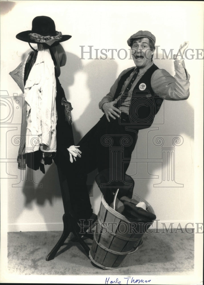 Press Photo Stage performer Harle Thomas - Historic Images