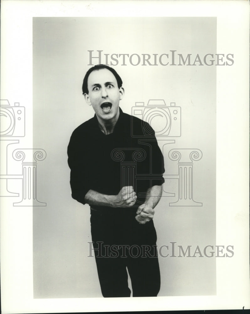 Press Photo Monologuist David Cale performs at Jacob's Pillow, Massachusetts - Historic Images