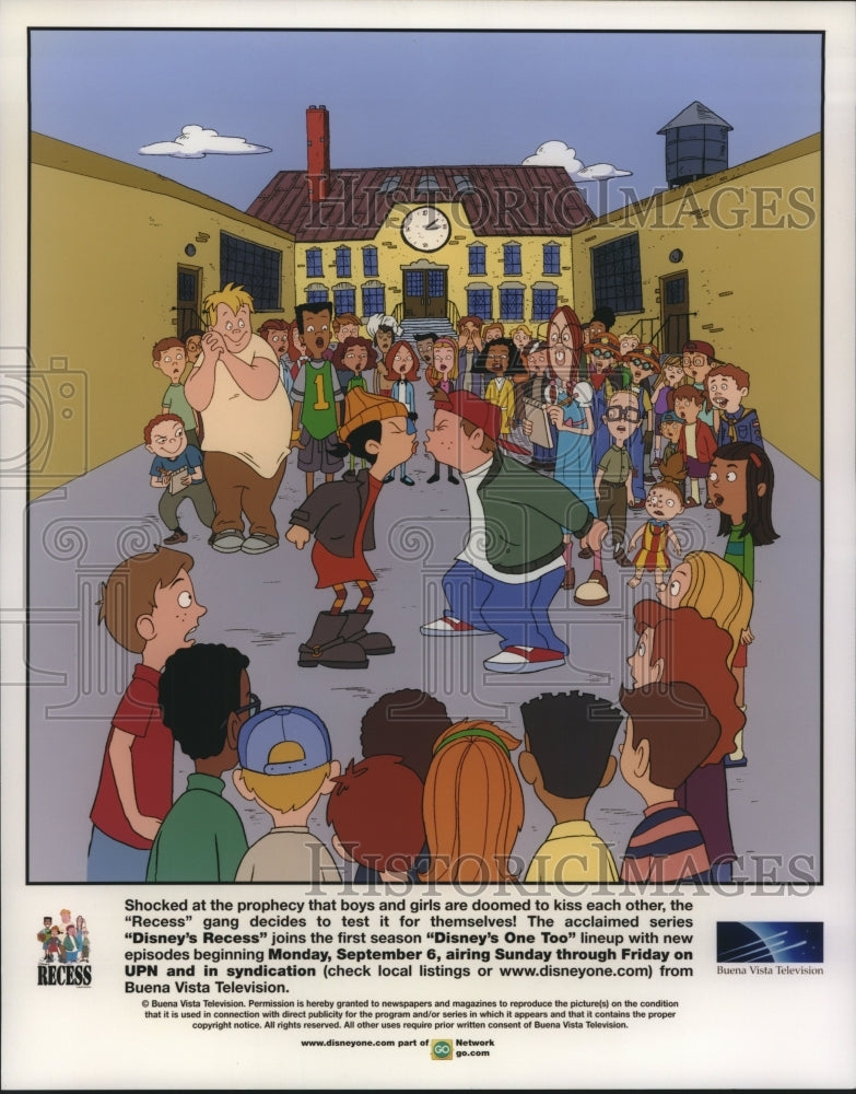 Press Photo Scene from the animated series &quot;Disney&#39;s Recess&quot; - tup02637 - Historic Images