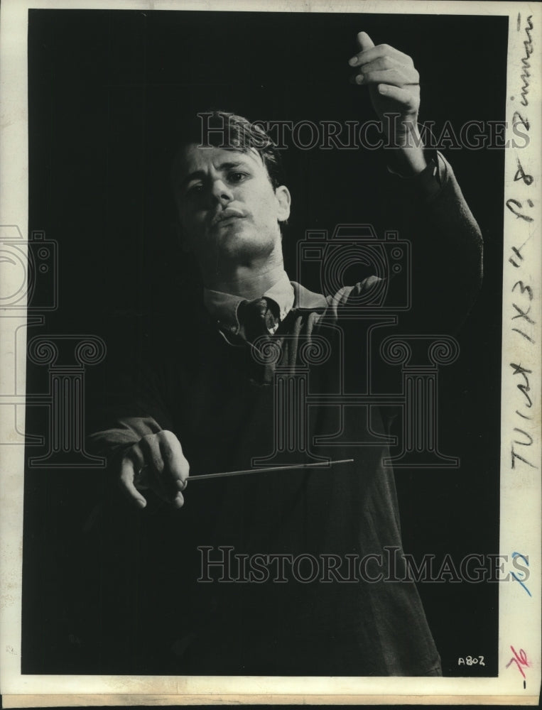 Press Photo David Zinman, Conductor, Netherlands Chamber Orchestra - Historic Images