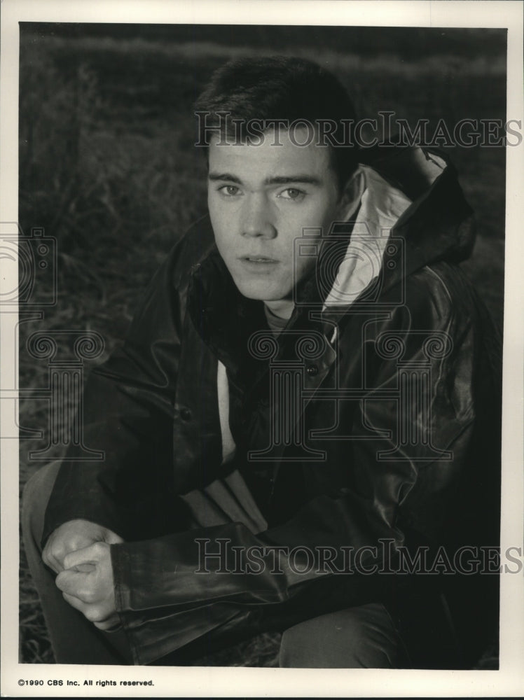 1990 Press Photo Rick Schroder stars in &quot;The Stranger Within&quot; on CBS Television - Historic Images