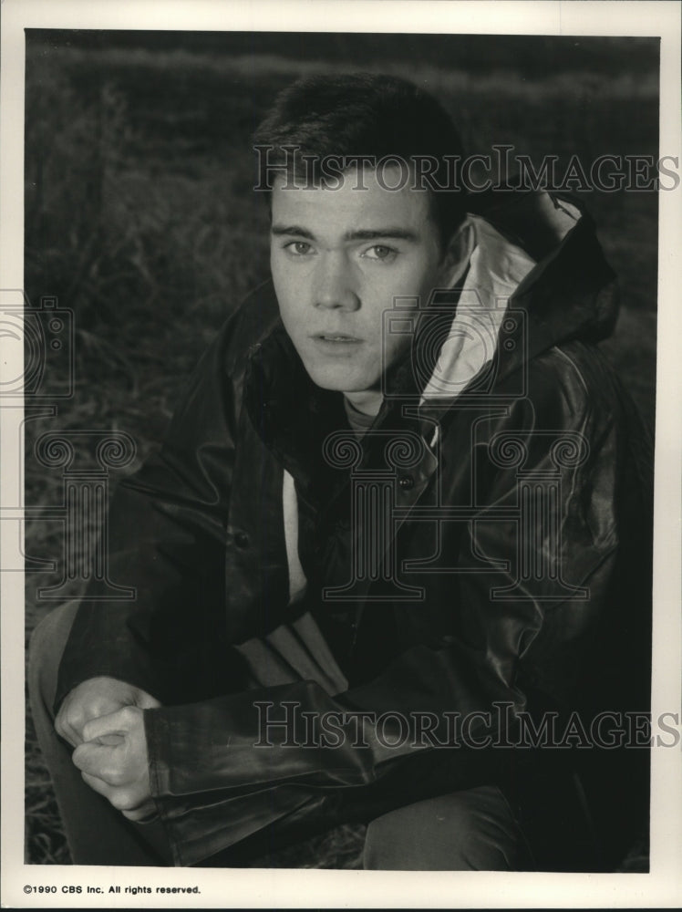 1990 Press Photo Rick Schroder stars in "The Stranger Within" on CBS Television - Historic Images