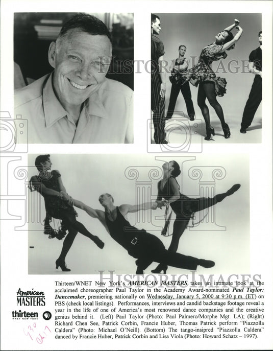 1997 American Masters profiles choreographer Paul Taylor on PBS - Historic Images
