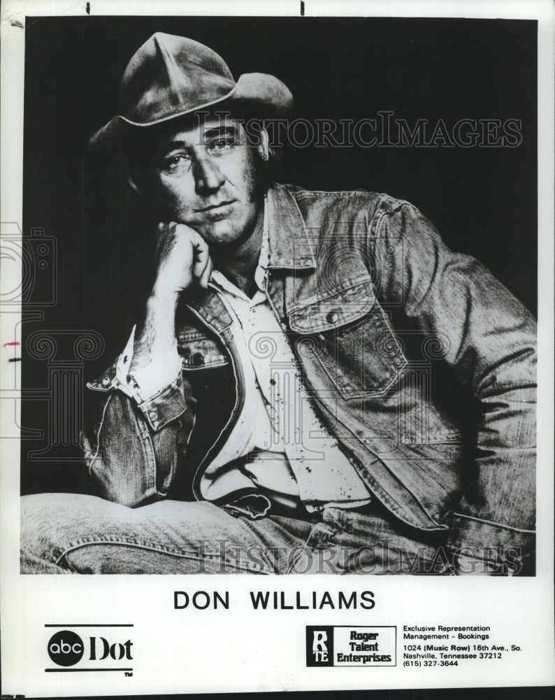 1990 Singer-songwriter Don Williams - Historic Images