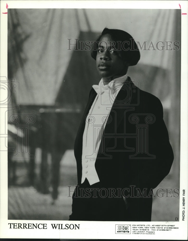 1995 Musical artist Terrence Wilson - Historic Images