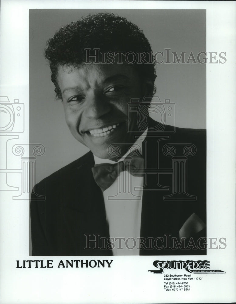 Press Photo Musician Little Anthony - tup02822 - Historic Images