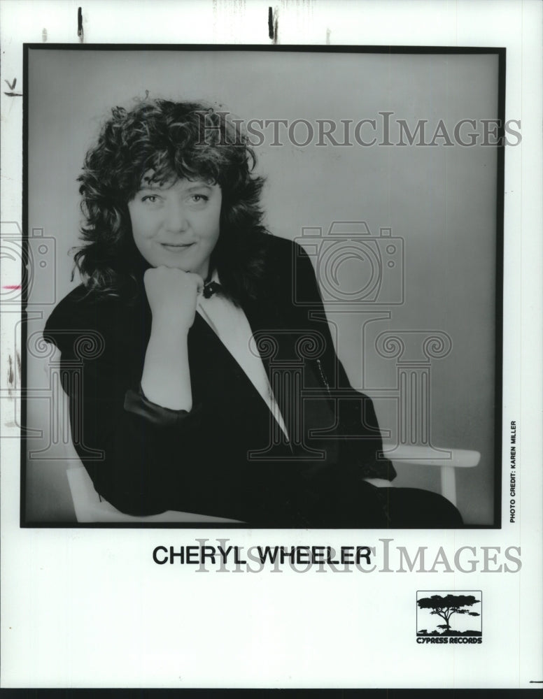 1991 Press Photo Musician Cheryl Wheeler - tup02850 - Historic Images