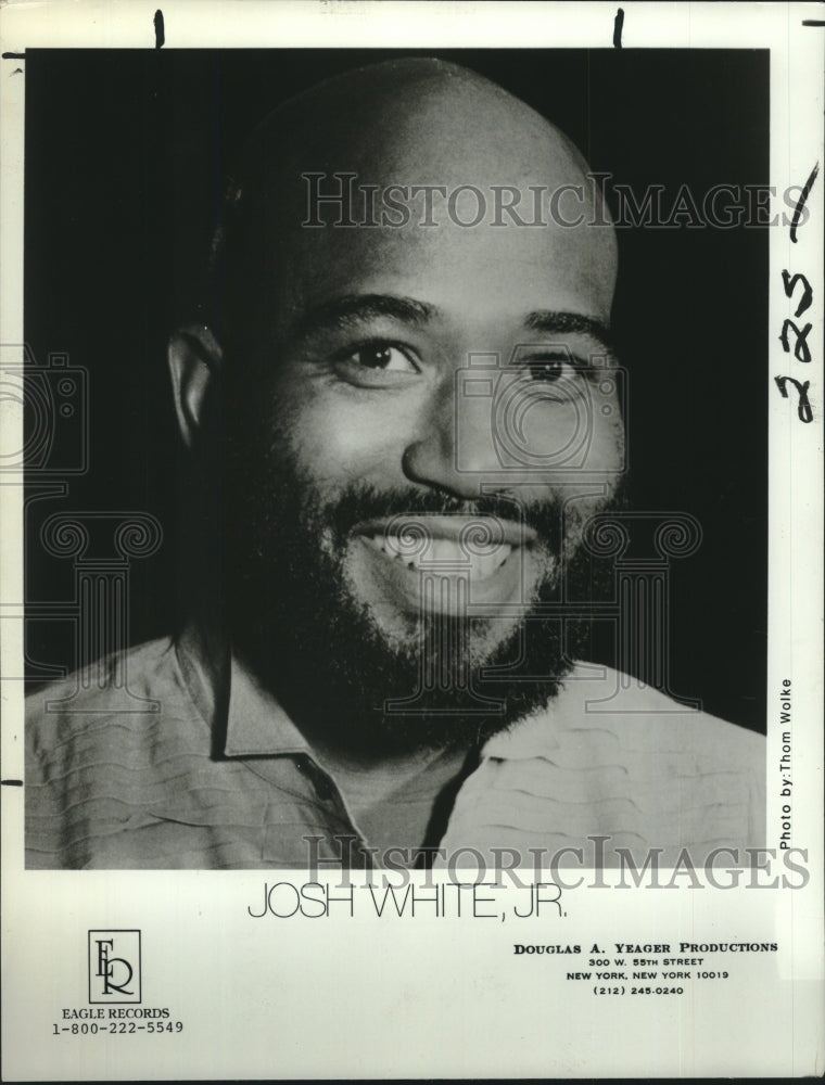 Press Photo Musician Josh White, Jr. - Historic Images