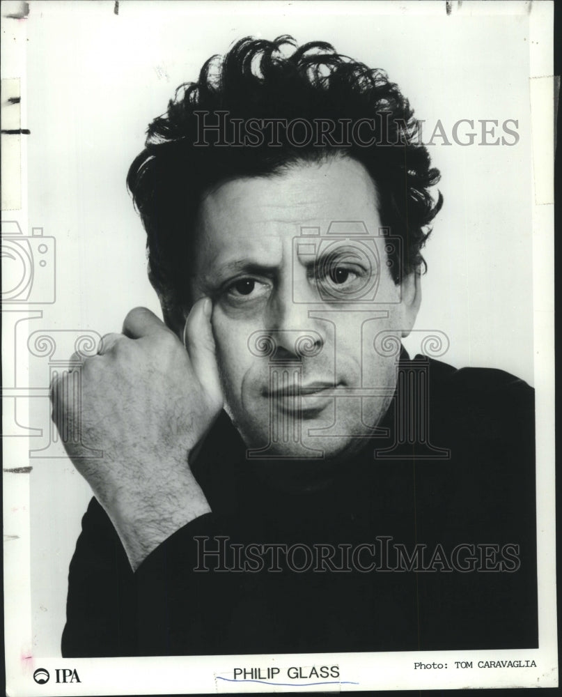 1991 Press Photo Composer Philip Glass - tup02863 - Historic Images