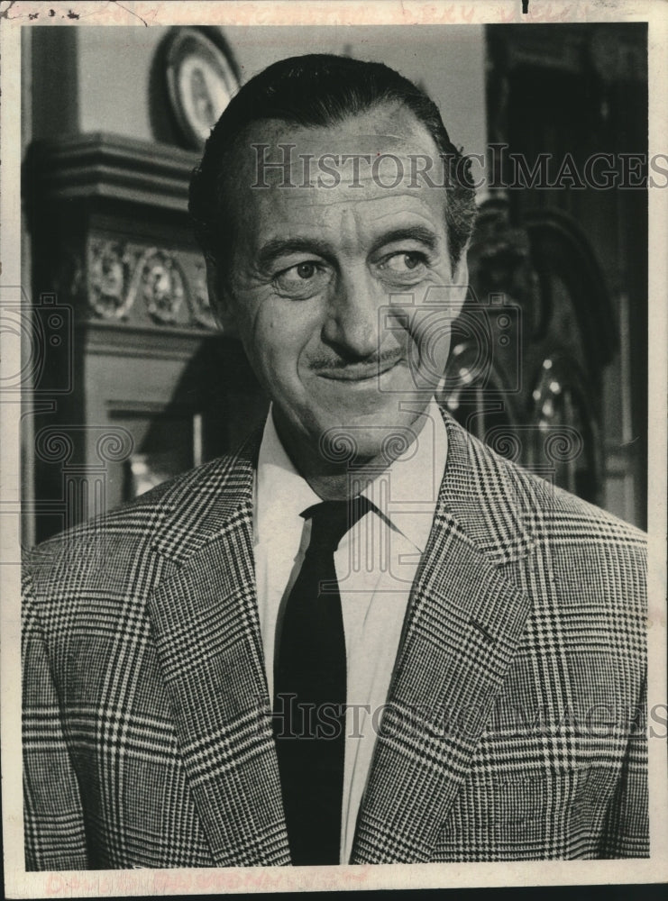 Press Photo Actor David Niven - Historic Images